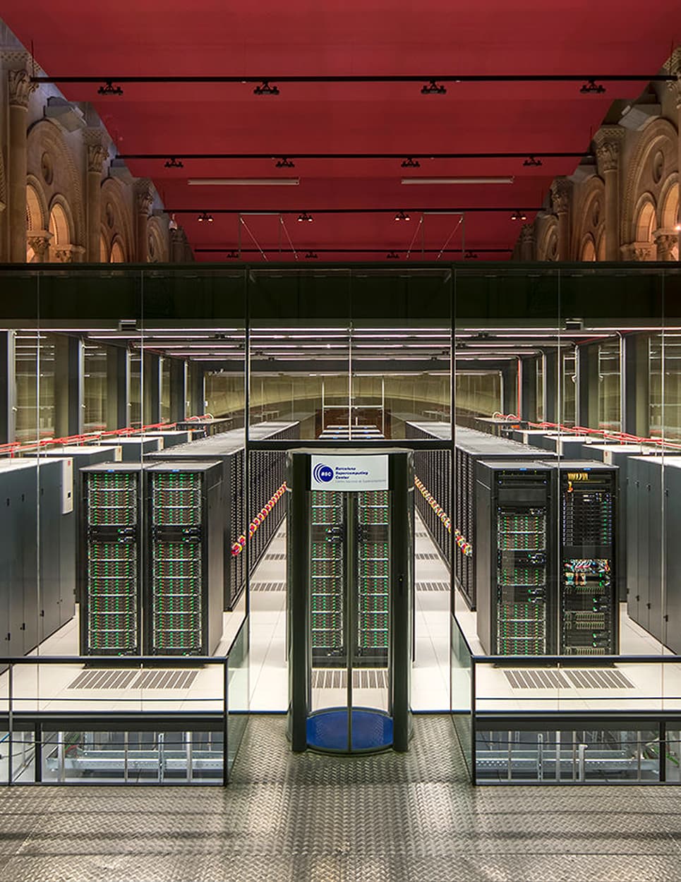 barcelona supercomputer in a church