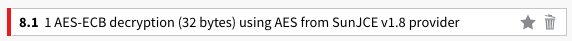 ECB Mode encryption, 32 bytes