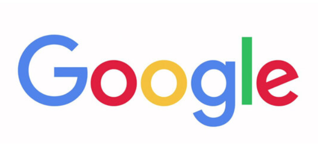 Google logo in blue, red, yellow, and green lettering