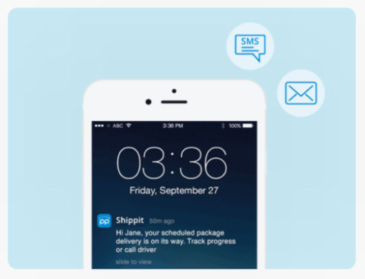 real-time delivery status tracking with Shippit