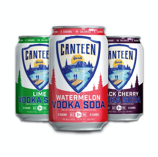 Canteen vodka soda.