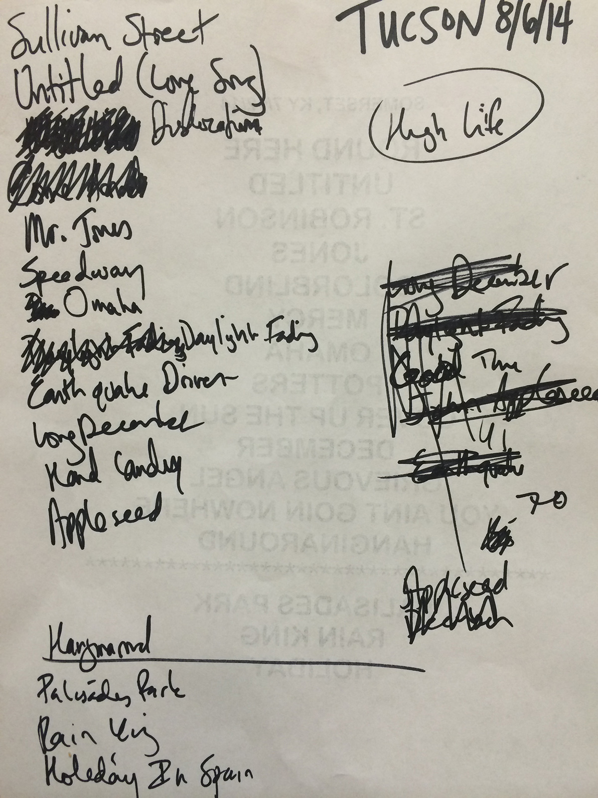 Counting Crows | Tour | AVA Amphitheater, Aug 06, 2014