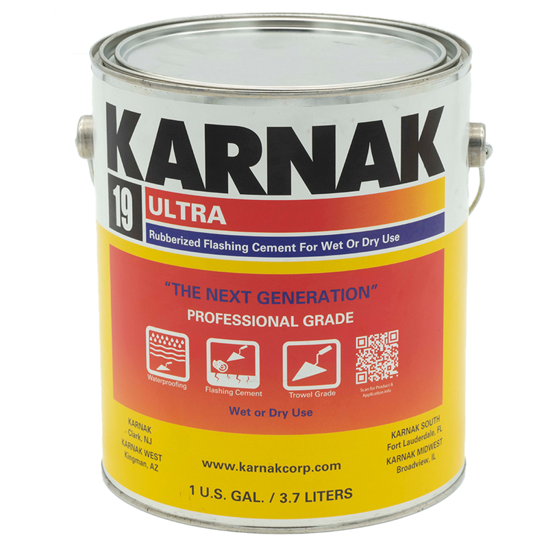 19 Ultra Rubberized Flashing Cement Wet/Dry (Emergency Repair) KARNAK