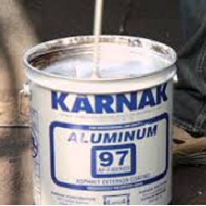 karnak 97 fibered aluminum roof coating