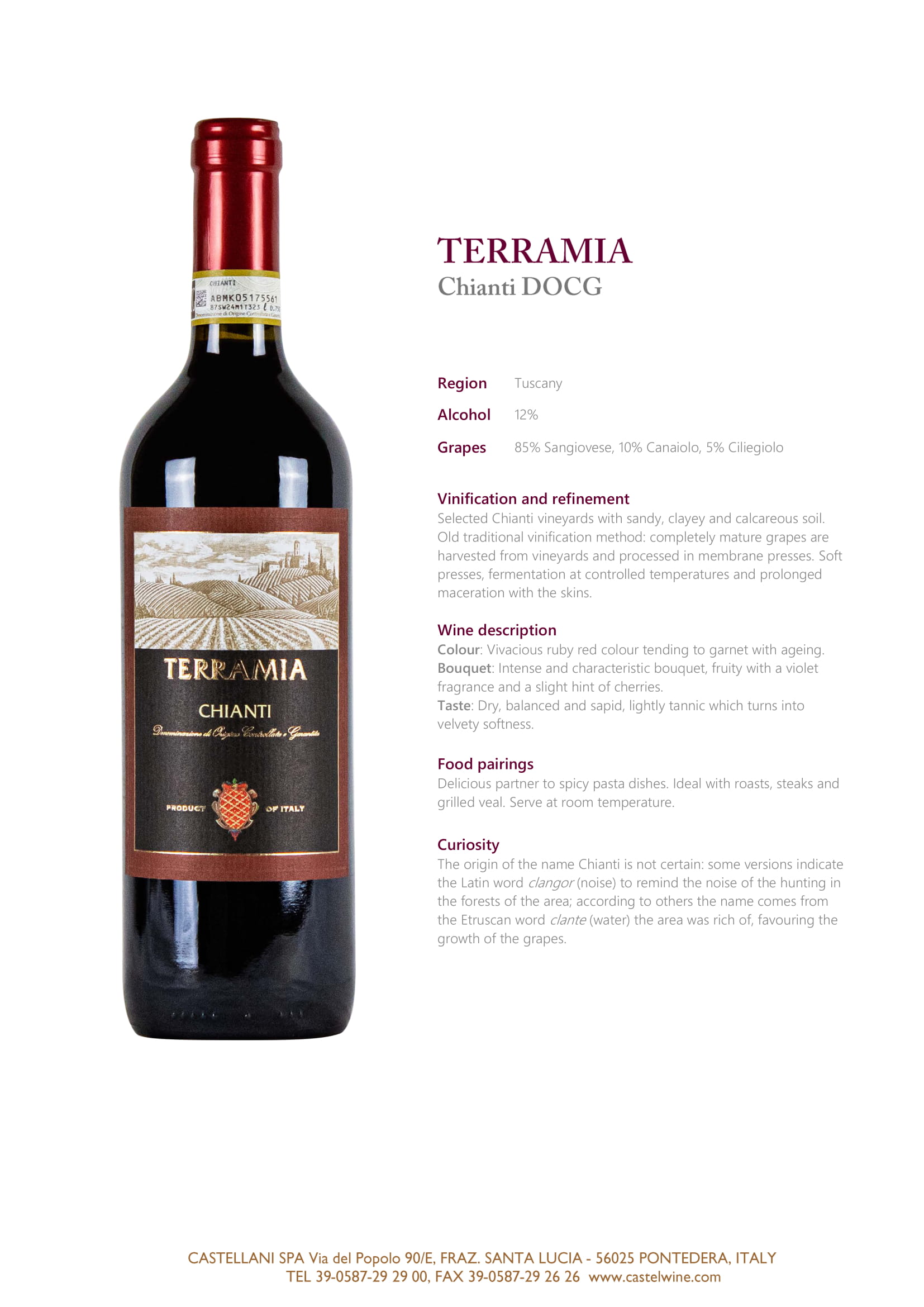 Terramia Winery Trade Assets Classic Wines of California
