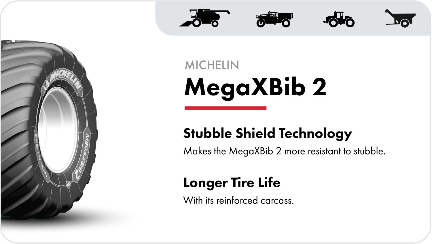 Michelin MegaXBib 2 grain cart tires