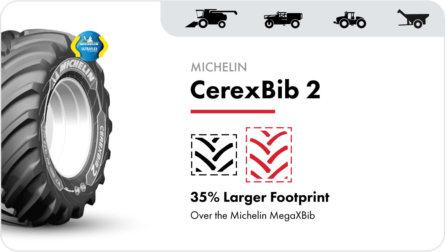 Michelin CerexBib 2 grain cart tire