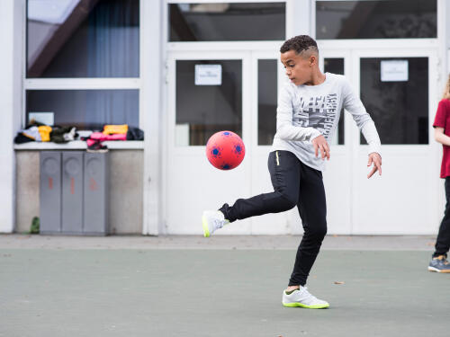 Football at home for children