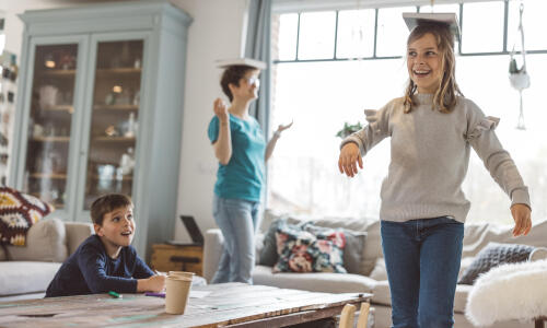 Sports challenges: activities for children and parents at home
