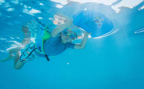 How can I help my child to learn to swim?