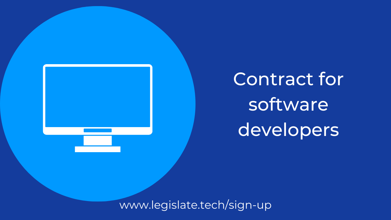 What needs to be in your software developer employment contract