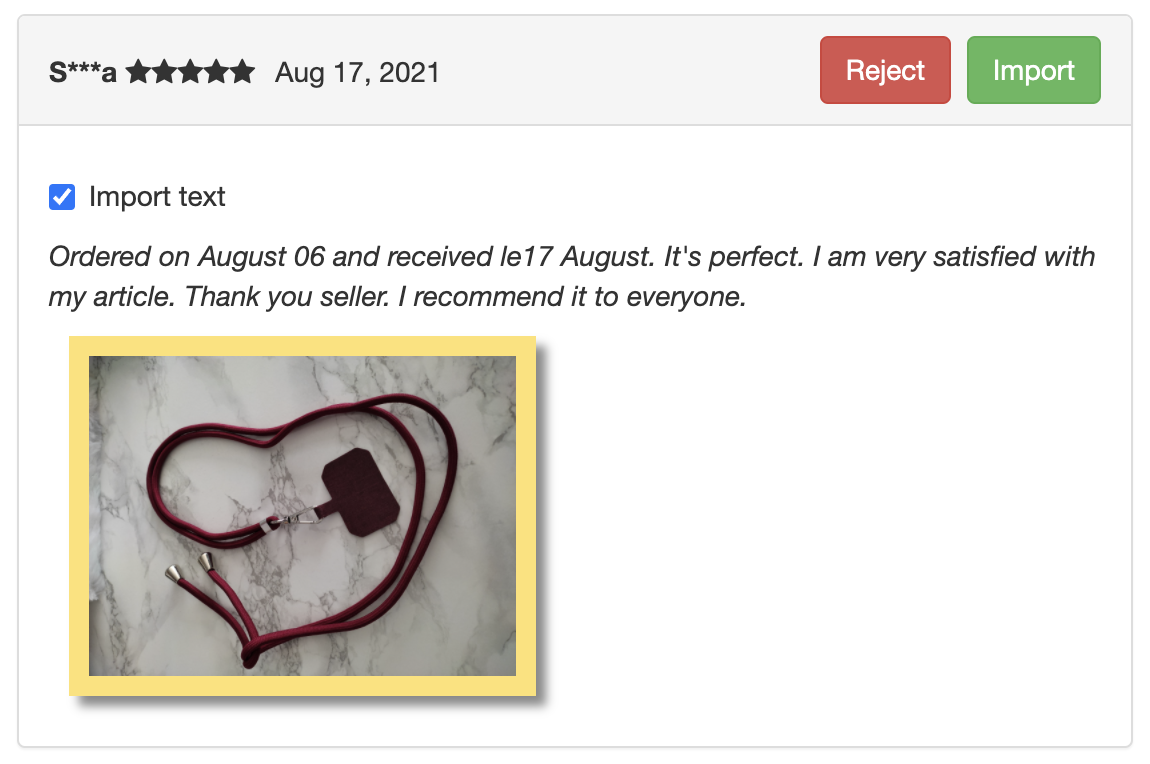 Loox allow Shopify merchants to review each photo review or video review before it appears on the store