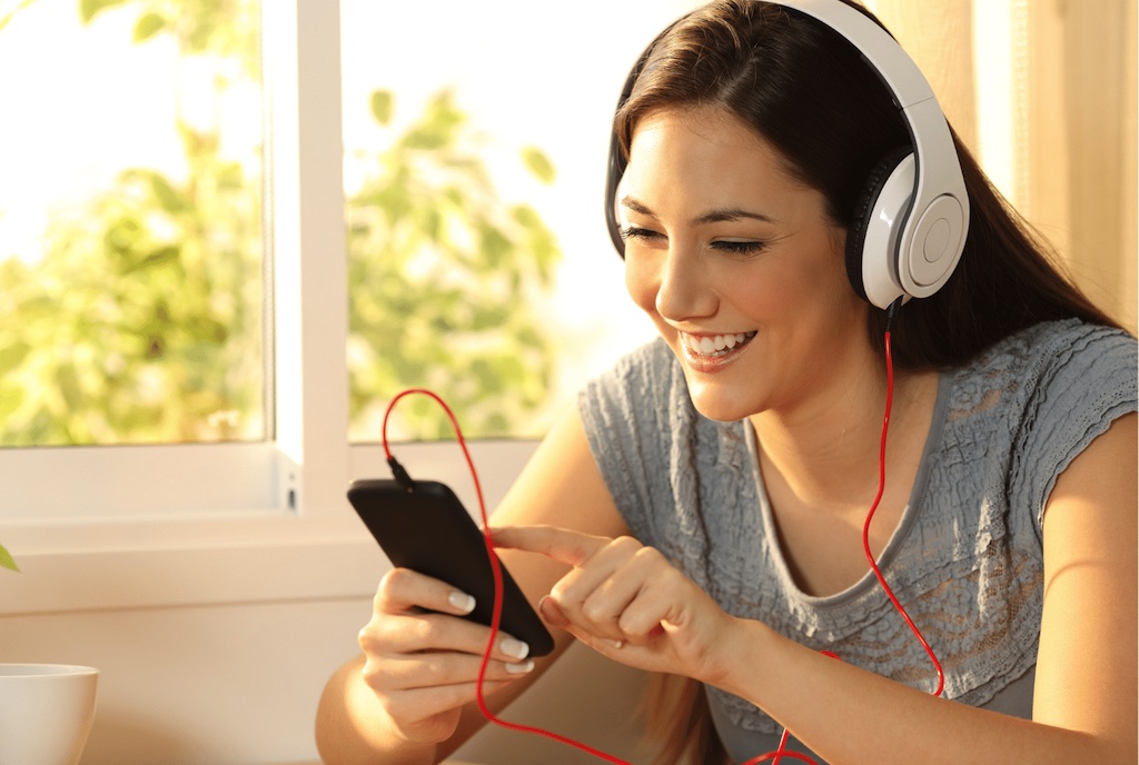 woman-using-phone-app