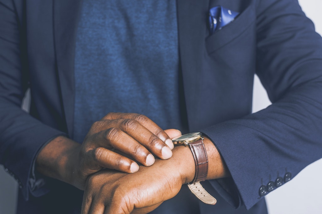 man-checking-watch
