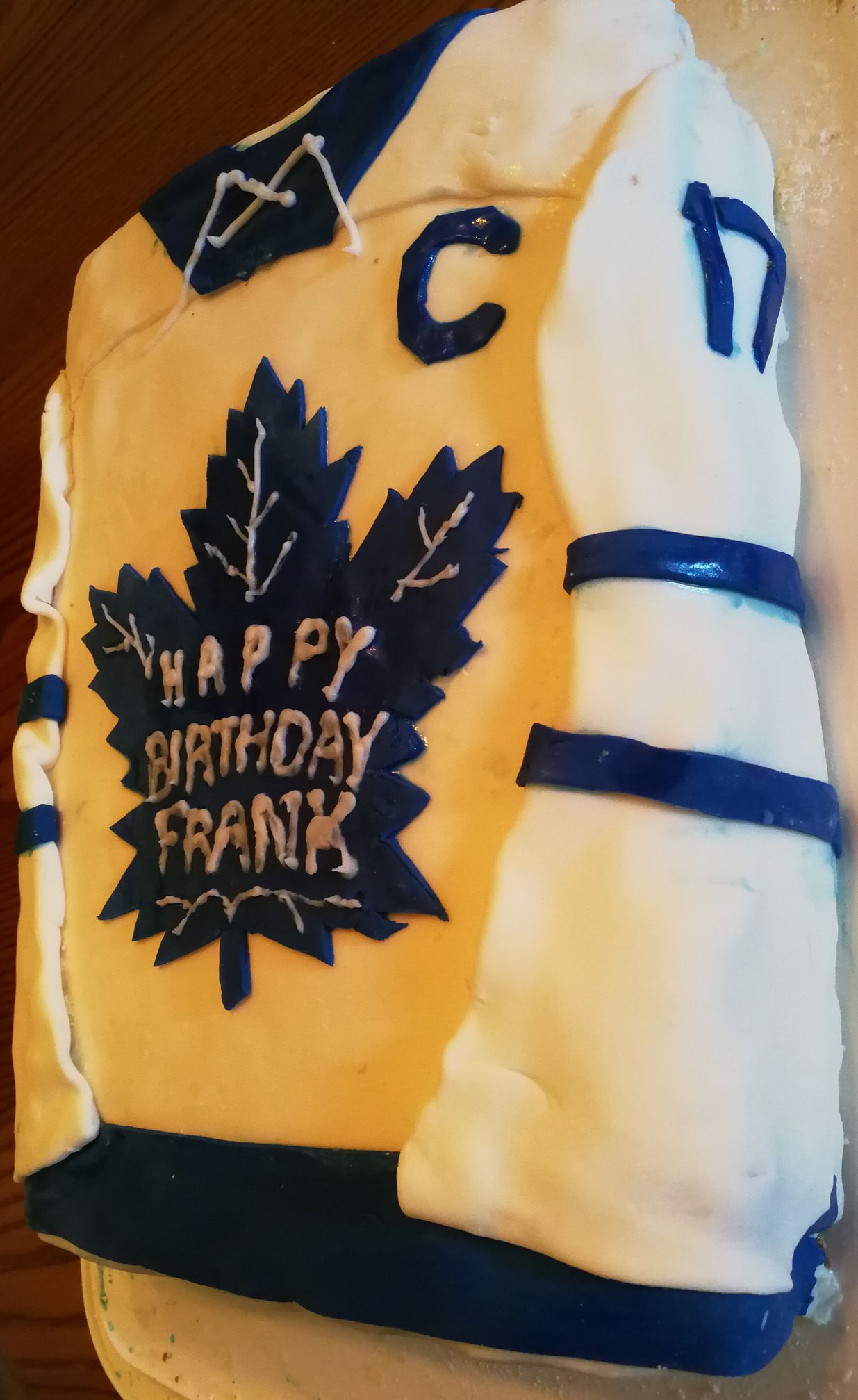 wendel clark jersey cake