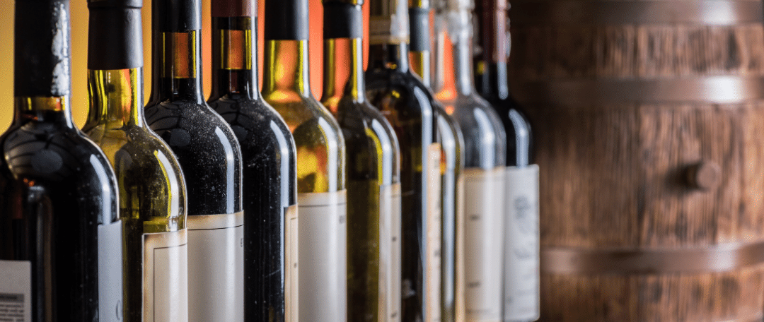 several bottles of wine