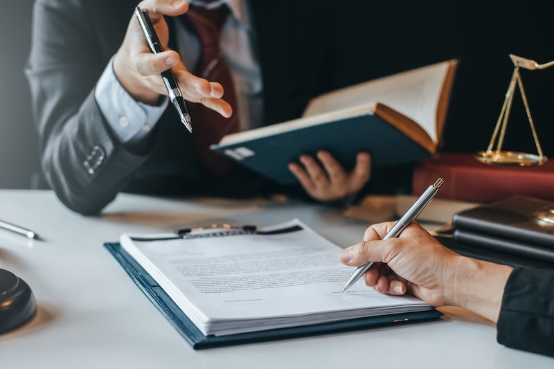 South Dakota registered agent signing papers
