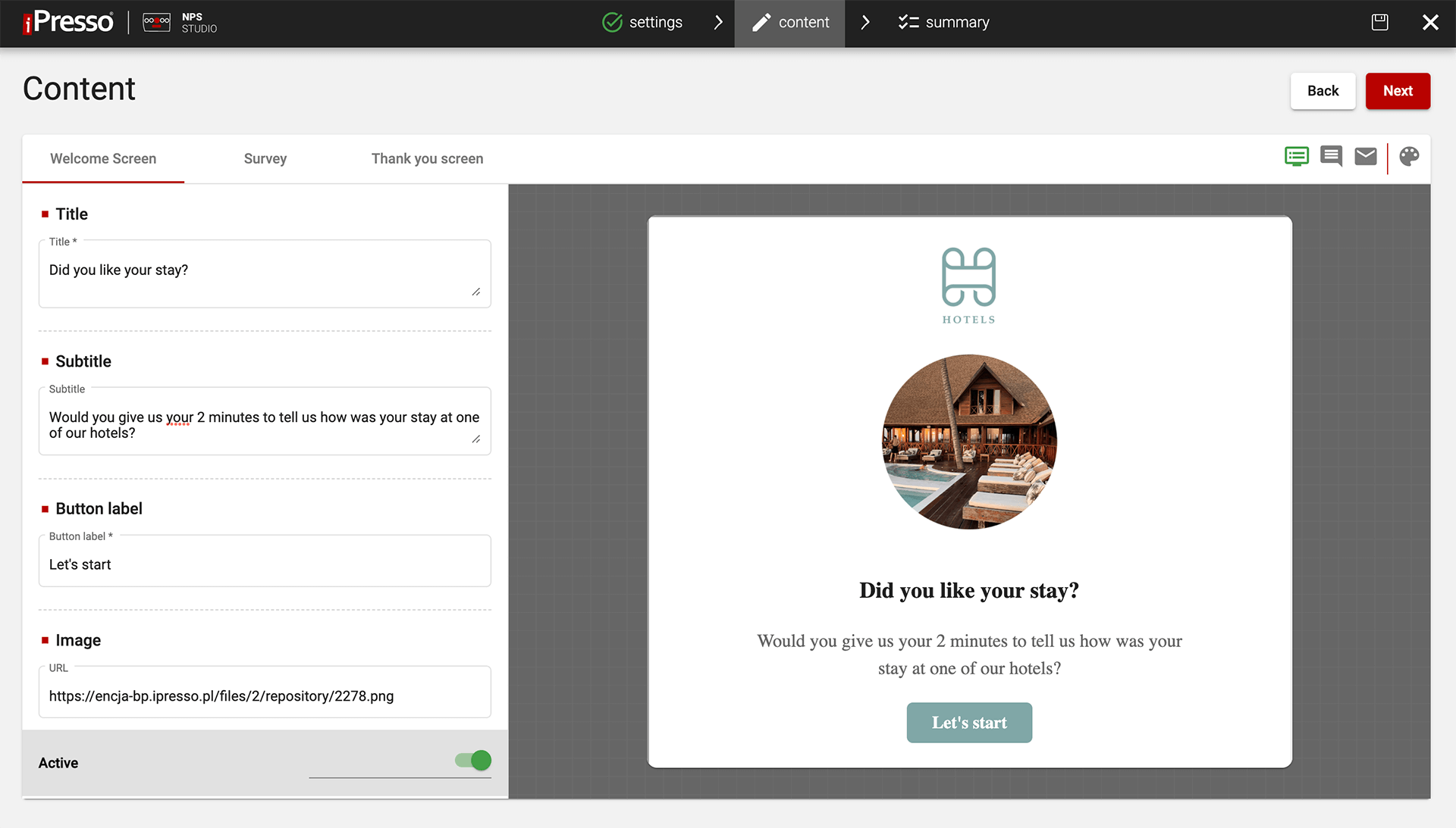 Nps Surveys In Ipresso Marketing Automation