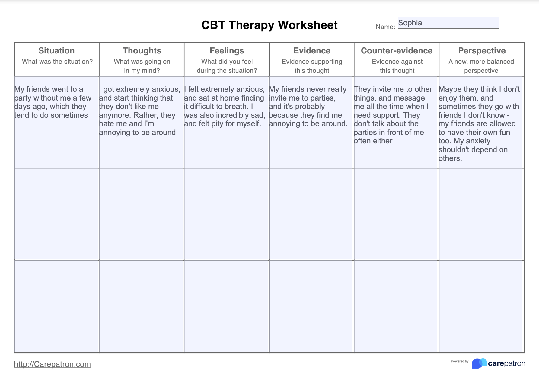 Are Therapist Aid Worksheets Cbt Actually Effective? - 35kwrgl
