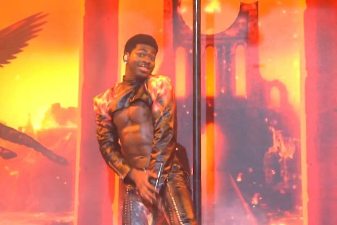 Lil Nas X Rips Pants on SNL While Pole Dancing