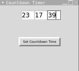 Python Countdown Timer