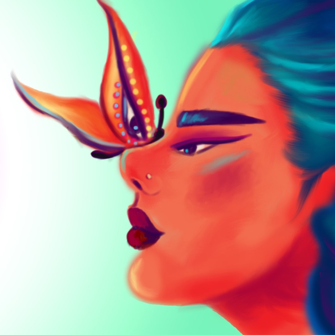 This artwork is a digital painting by Priyanka Uppal