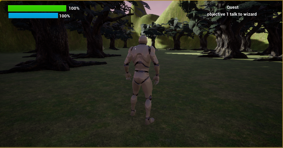 Screenshot from student game