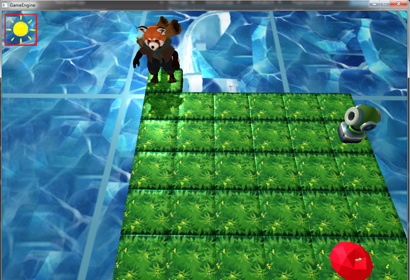 Screenshot from student game