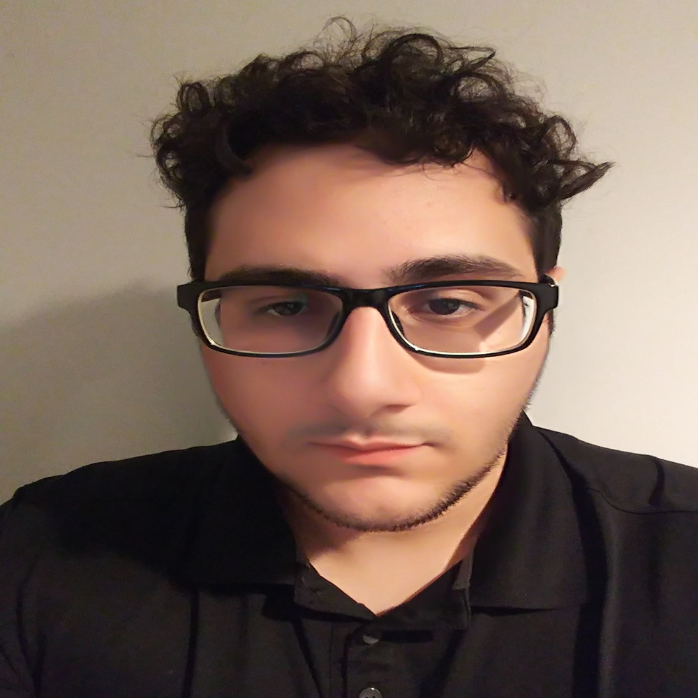 Picture of Jordan wearing a black shirt