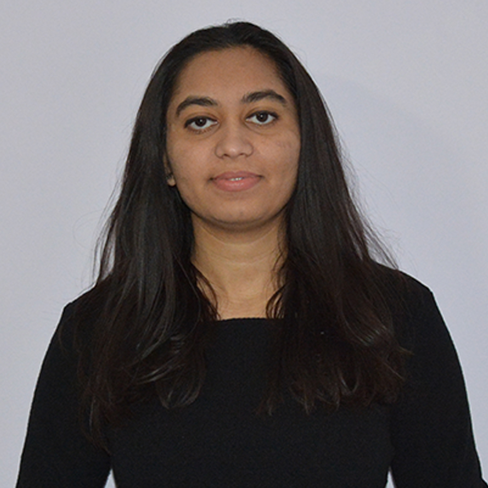 Picture of Khushbu wearing a black sweater