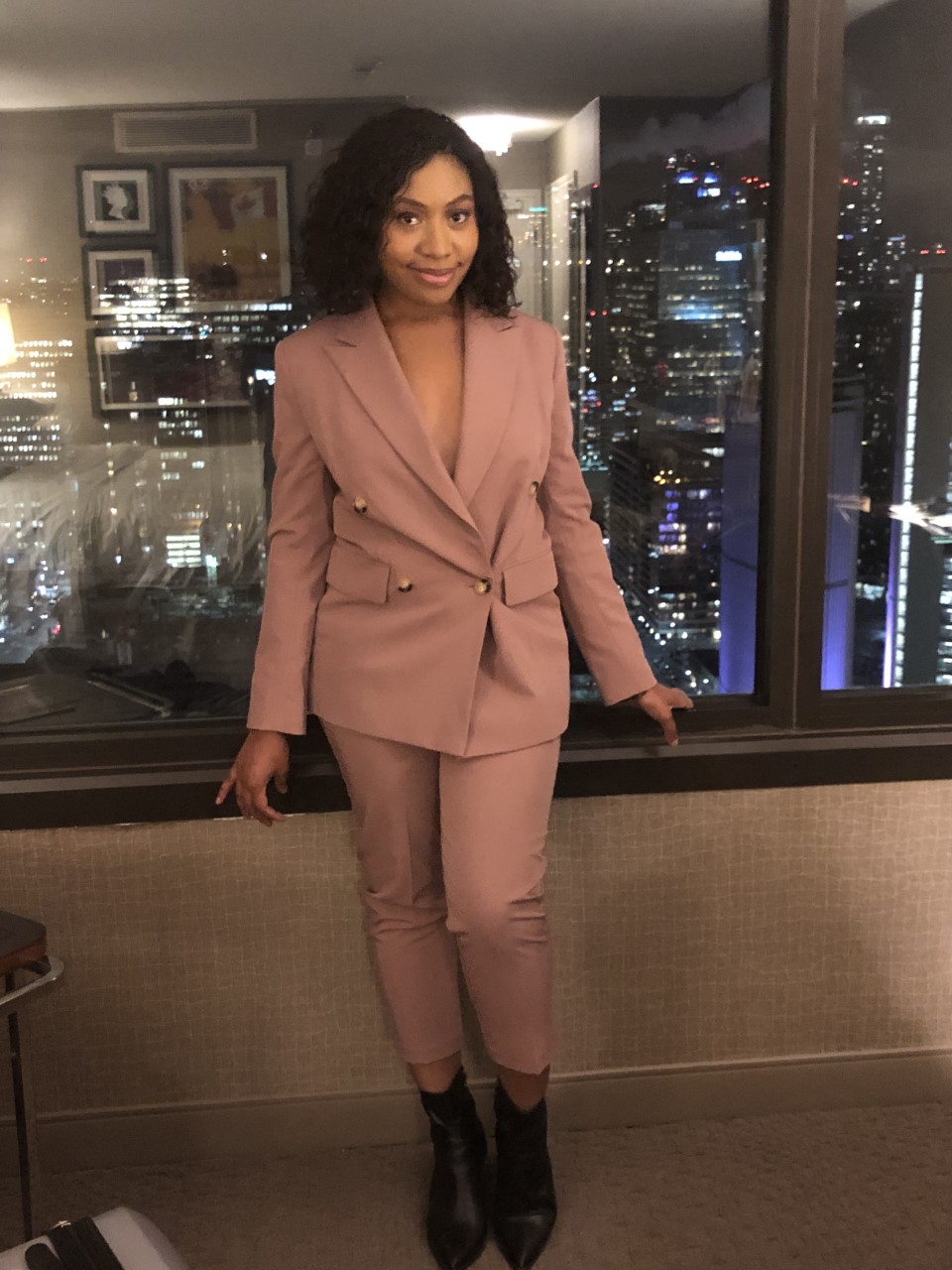 This image is of Alleiya Tinglin- Dystant who is in the Post Graduate Journalism Program currently completing her second semester.