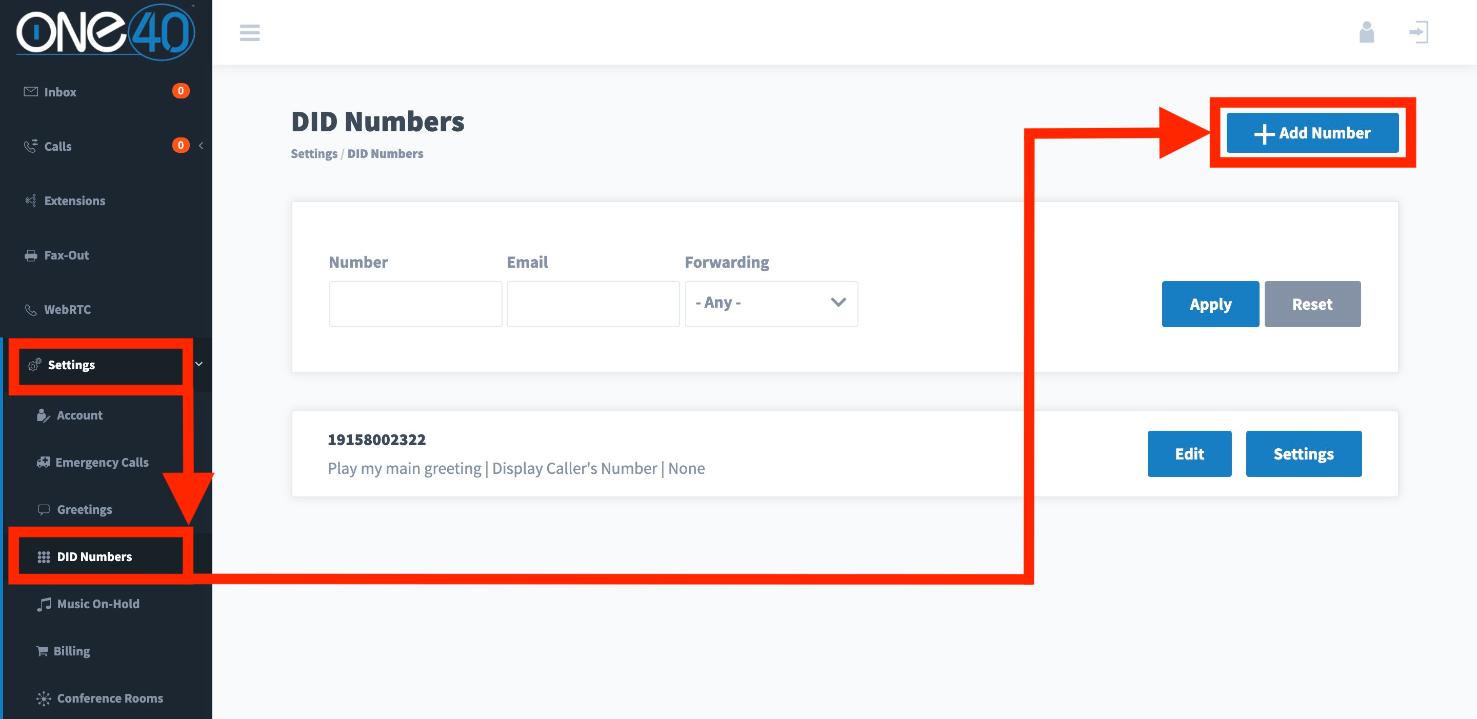 My Add Number How do I add additional numbers to my account?