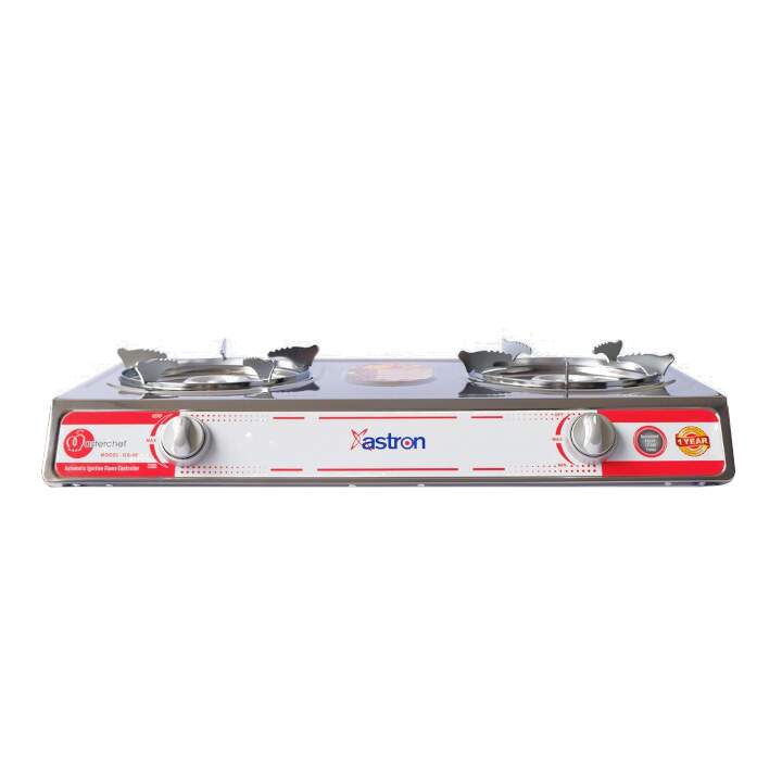 astron double burner gas stove