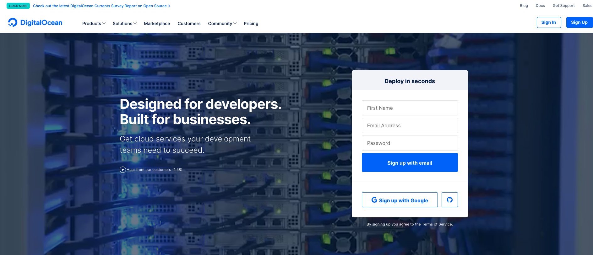 Digital Ocean 200 Credit with FounderPass