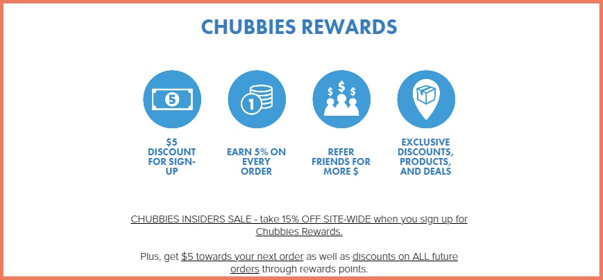 Chubbies reward example