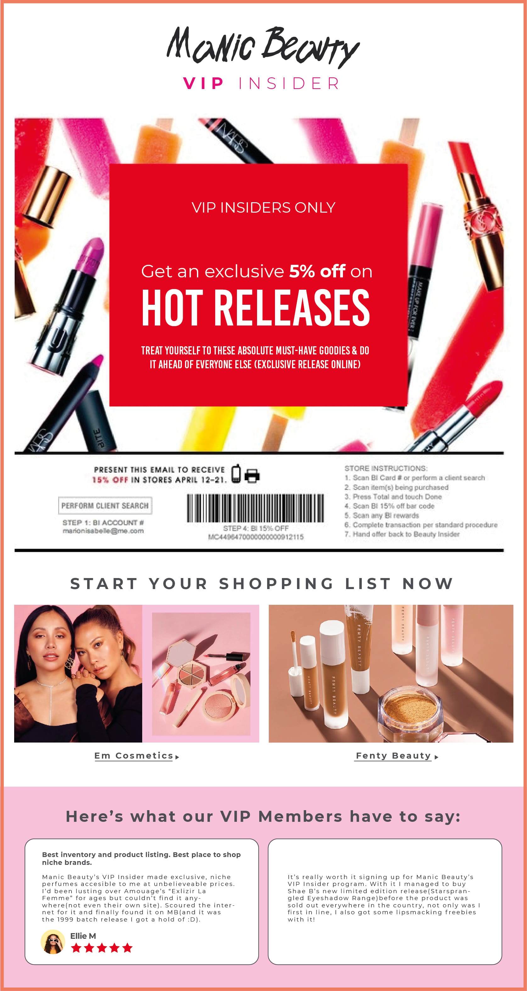 social proof in ecommerce email example