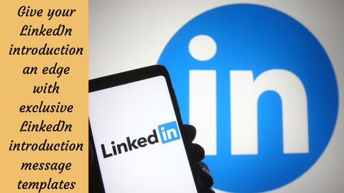 Linkedin Introduction Examples Give Your LinkedIn Introduction An Edge With Exclusive LinkedIn ...