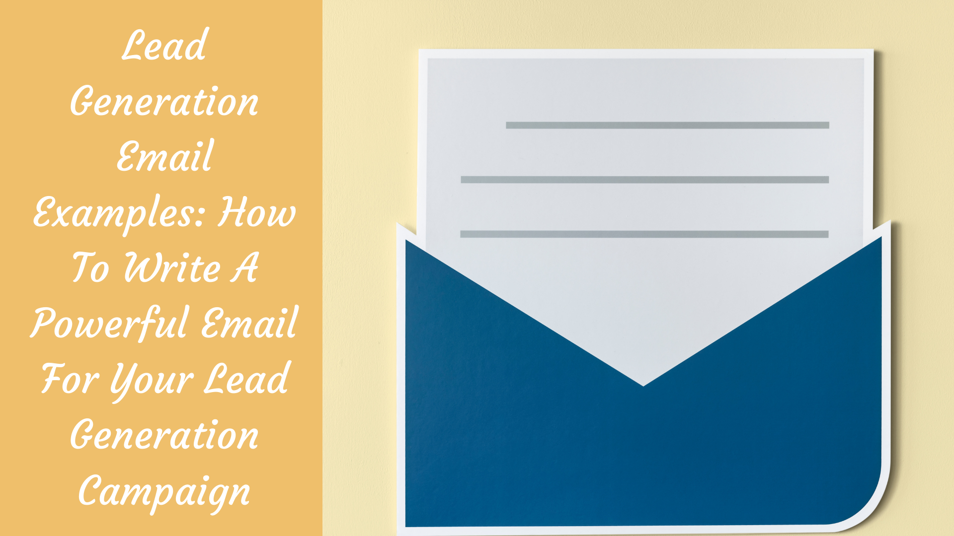 Lead Generation Email Examples How To Write A Powerful Email For Your