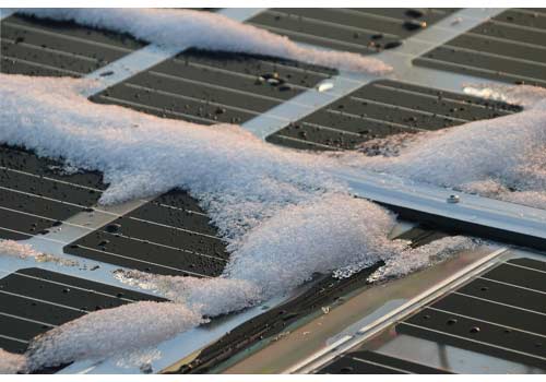 L'entreiten des panneaux solaires est très minime.