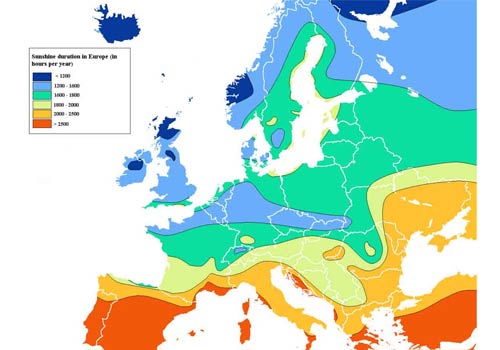 La rentabilité photovoltaïque n'est pas la même partout en Europe