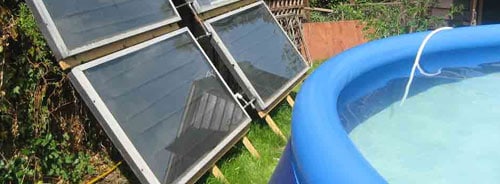 Le chauffage solaire permet aussi de chauffer une piscine