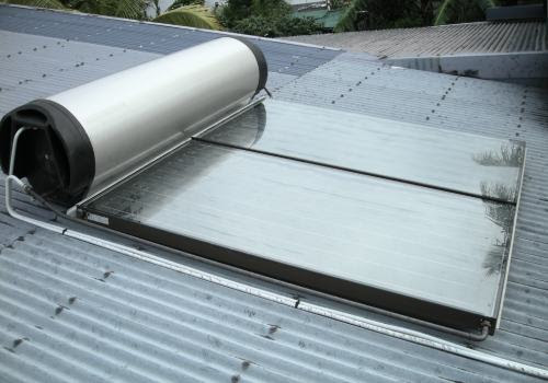 Votre stockage d'eau est placé directement au dessus des capteurs solaires