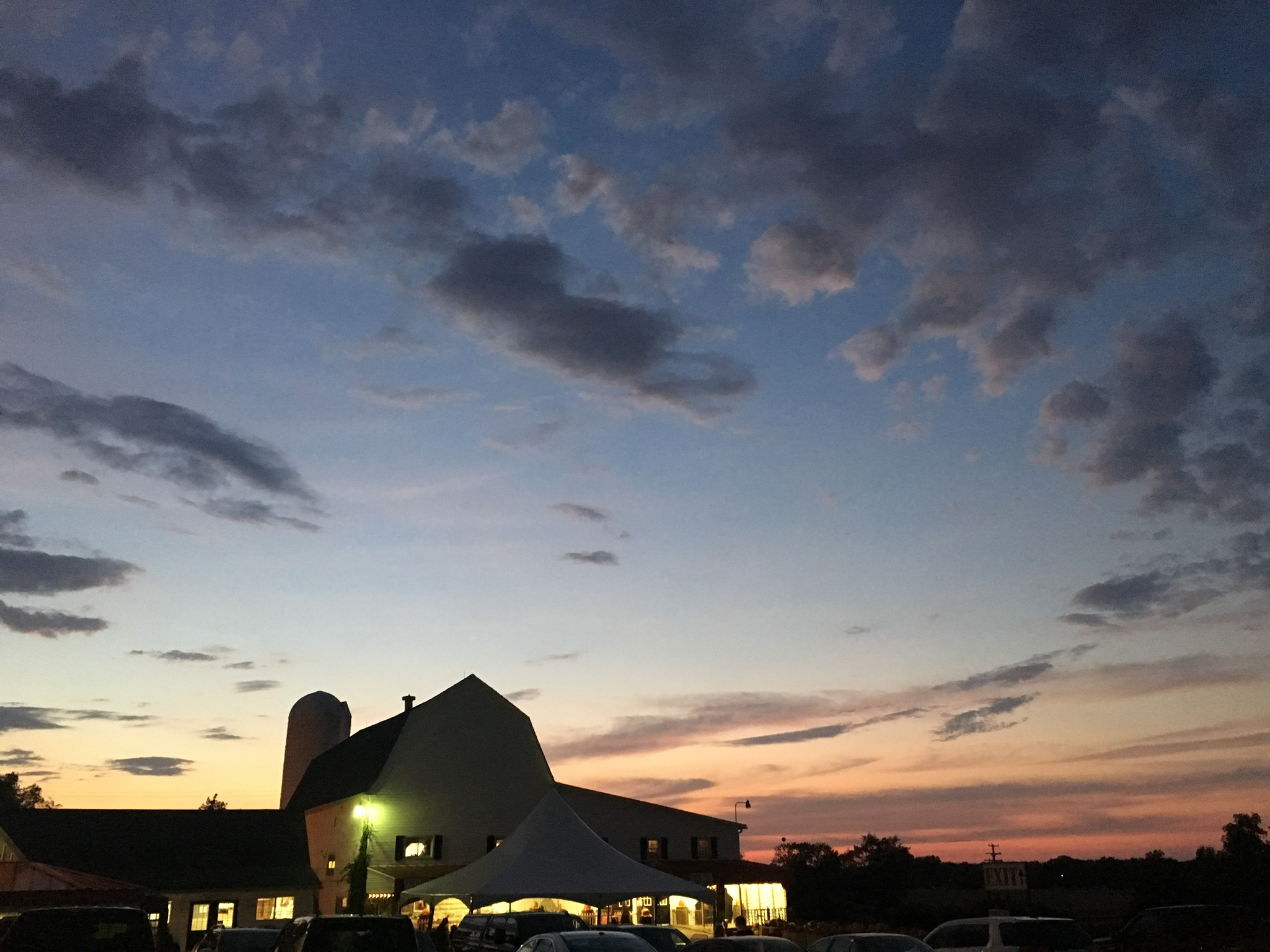 Uncle John's Barn At Night