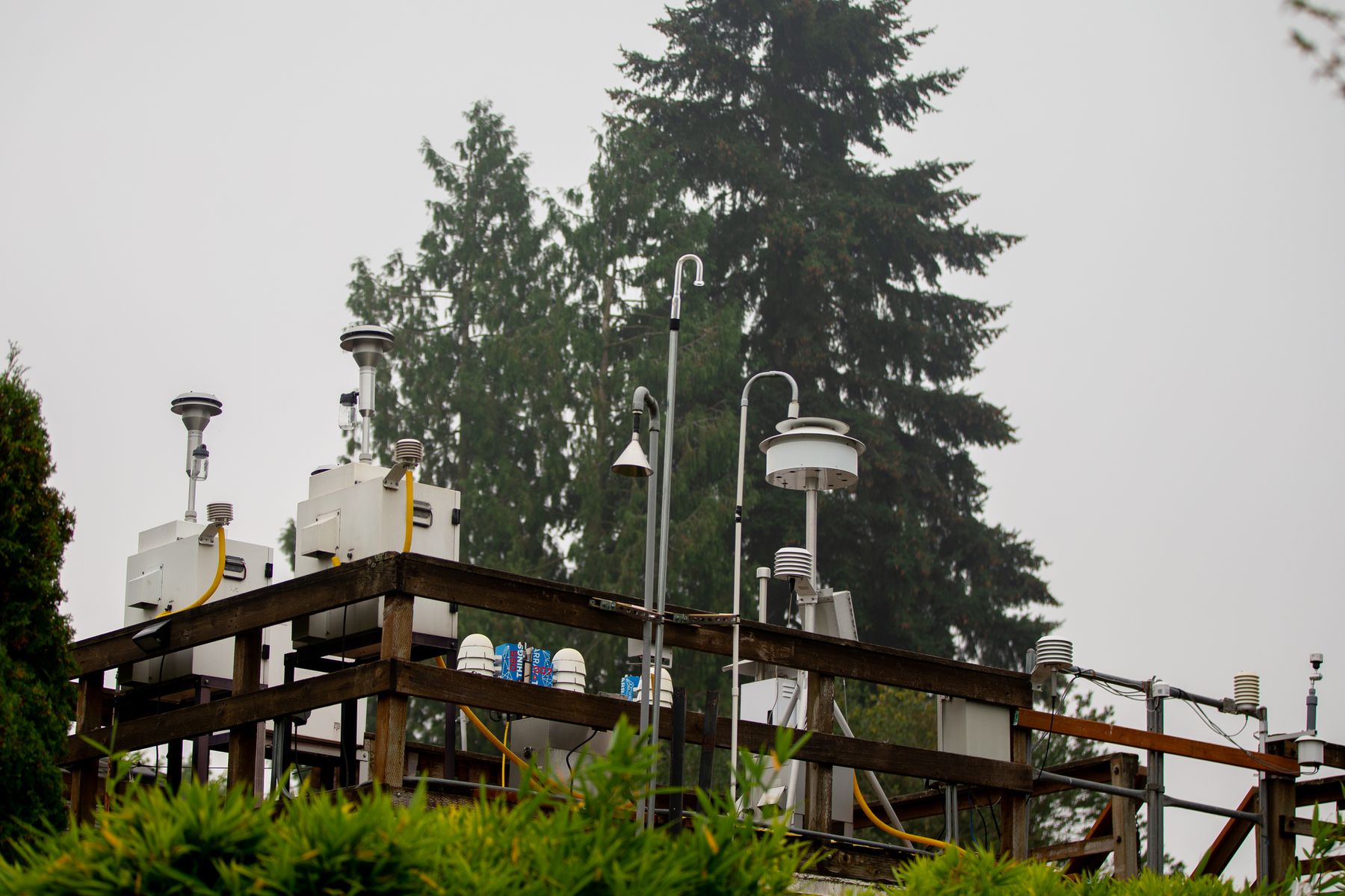 Richard Whitman, longtime head of Oregon's Department of Environmental Quality, resigned abruptly this week. The department uses this equipment in Southeast Portland to measure air quality. Mark Graves/Staff