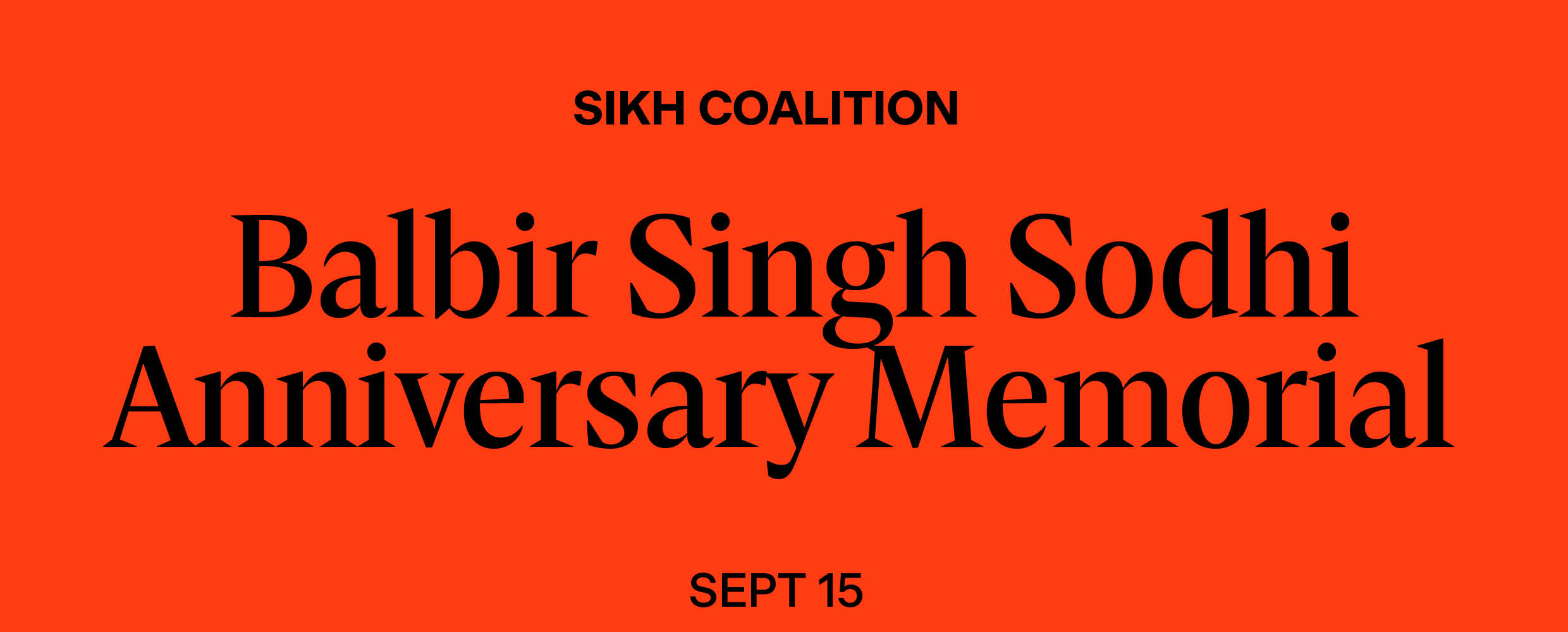 Balbir Singh Sodhi Anniversary Memorial
