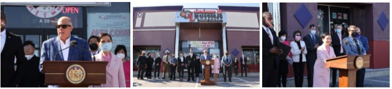 Maryland Governor Larry Hogan announces the Asian American Hate Crimes Workgroup