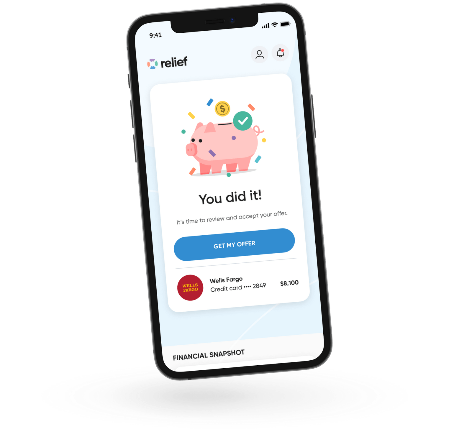 The App That Gets Rid of Your Debt - Debt Relief With Relief.app