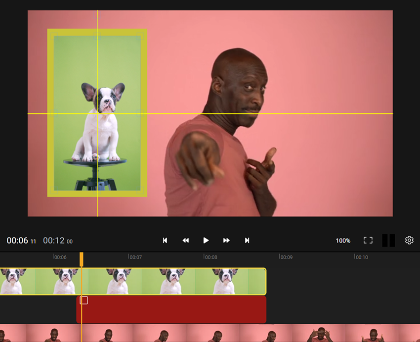 How to make a picture in picture video online