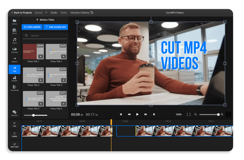 Cut MP4 online MP4 Video Cutter No downloads or installs
