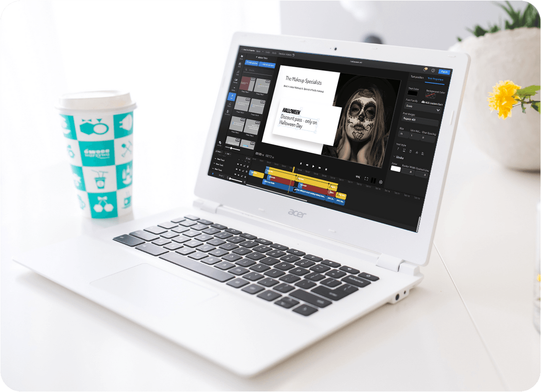 Professional video Maker Make PRO videos online Flixier